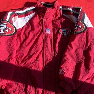Vintage San Francisco 49ers proline starter coat L